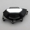 WOODCRAFT LHS Stator Cover Black Anodized for Ducati Panigale V4 / S / R / Speciale (18-24)
